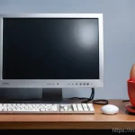 컴퓨터 부품 청소 팁 - **Prompt:** A desktop computer case, with steam visibly rising from its vents and a faint red glow e...