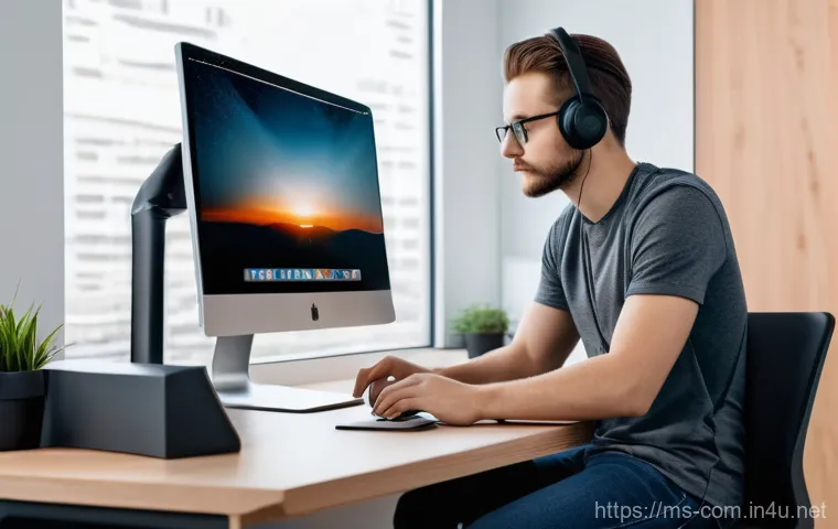 저소음 컴퓨터 케이스 추천 - Prompt 1: Serene Workspace with a Silent PC Casing**